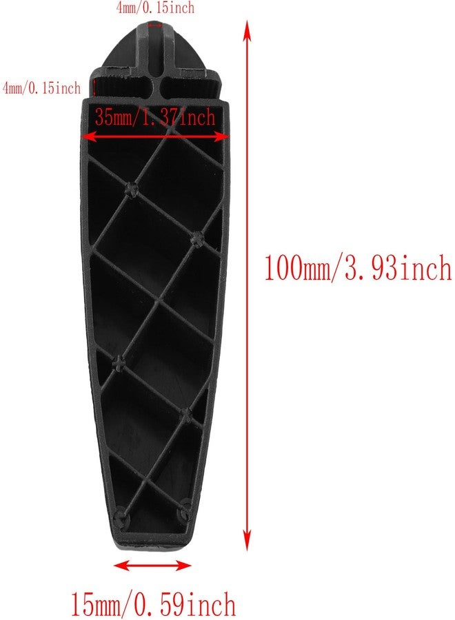 TAODAN 8PCS Assembled Cabinet Fastening Clips High Foot Plastic Wardrobe Fastener Resin Assembled Shoe Cabinet Storage Cabinet Cross Fixed Clip Universal Accessories Grid Cube Storage Connector Black - Image 4